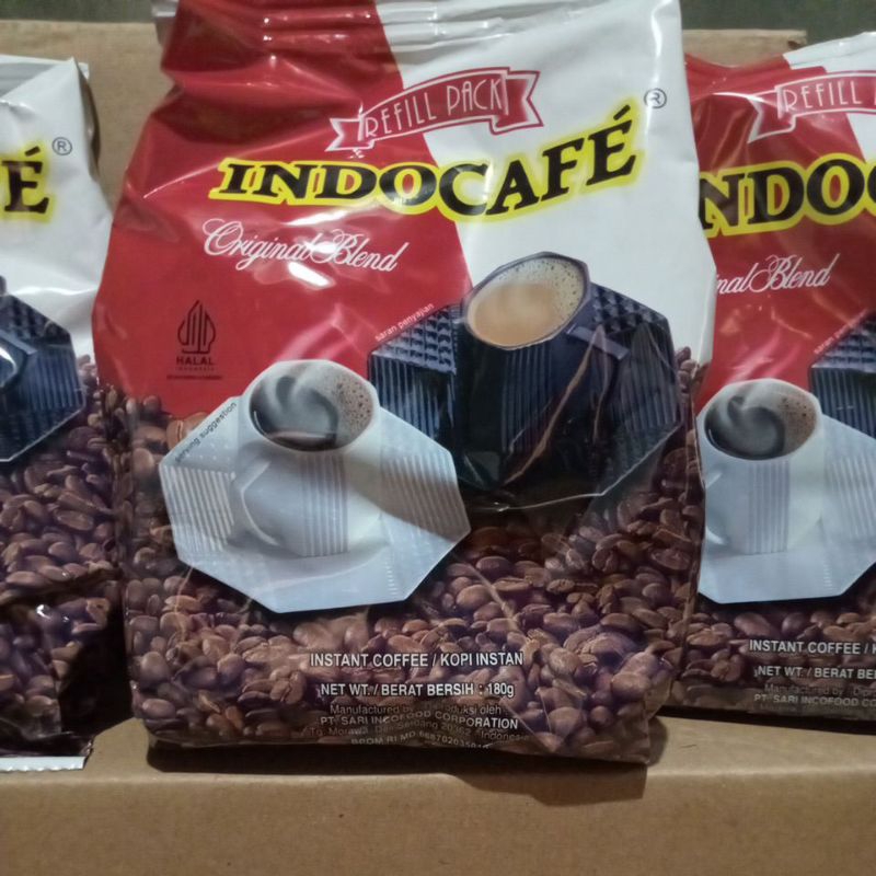 

INDOCAFE ORIGINAL BLEND 180 gr(Refill) Exp 2027