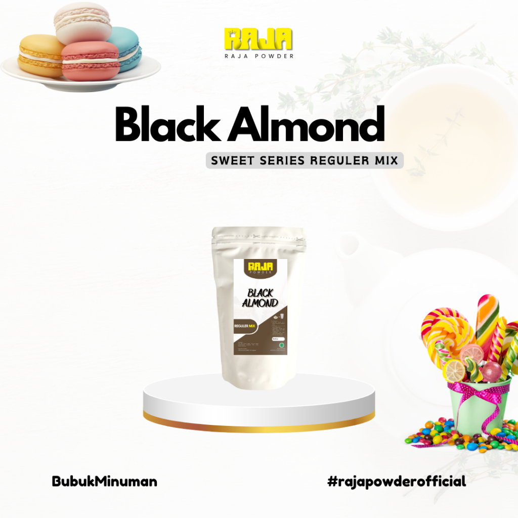 

Bubuk Black Almond Bubuk Minuman Almond Hitam Powder 500 gram