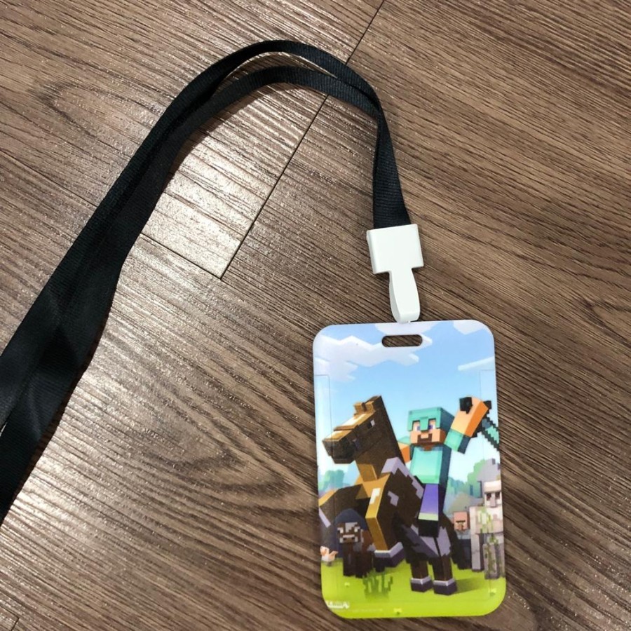

Name tag ID Minecraft Games Card holder Lanyard - 8