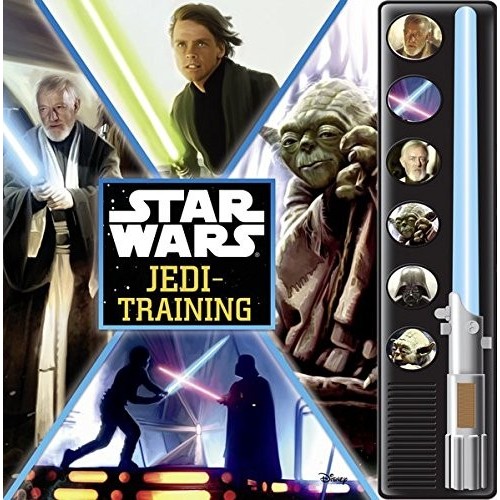 

StarWars Jedi Training book with light up lightsaber and sounds