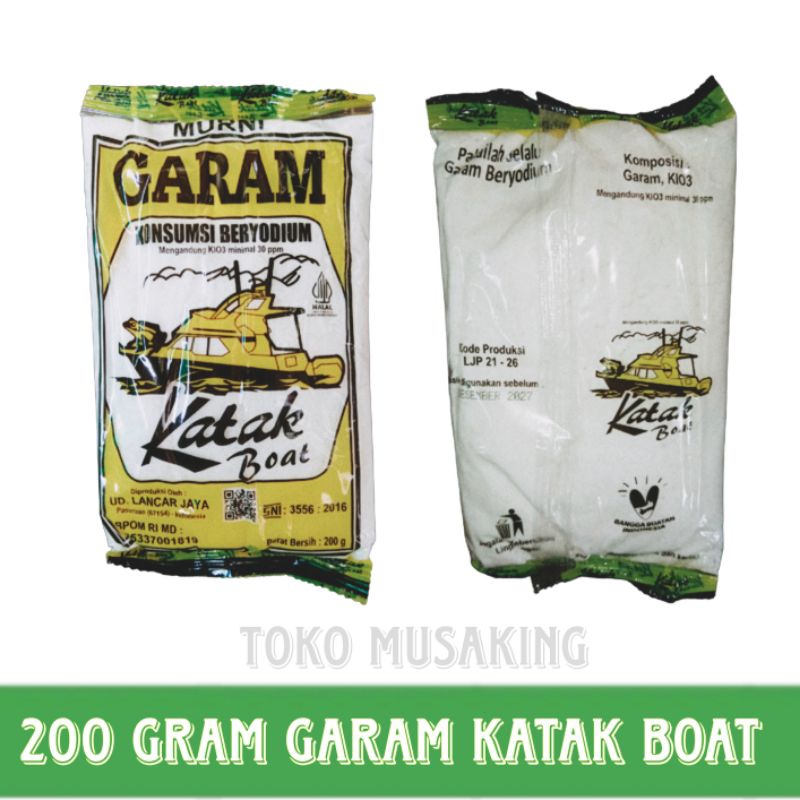 

200 GRAM Garam Cap Katak Boat