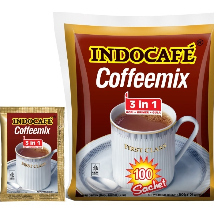 

Indocafe Coffeemix 100x20gr (1Bag)