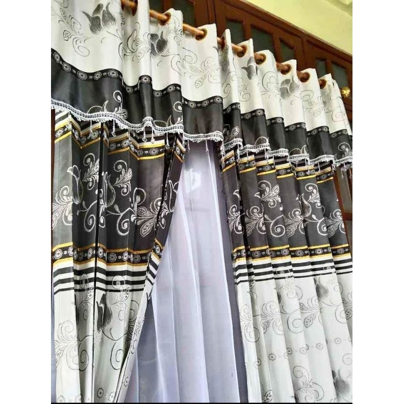 GORDEN PRADA MODEL PONI PISAH KORDEN JODHA HORDENG JENDELA PINTU GORDEN SMOKRING GORDEN PENYEKAT RUA