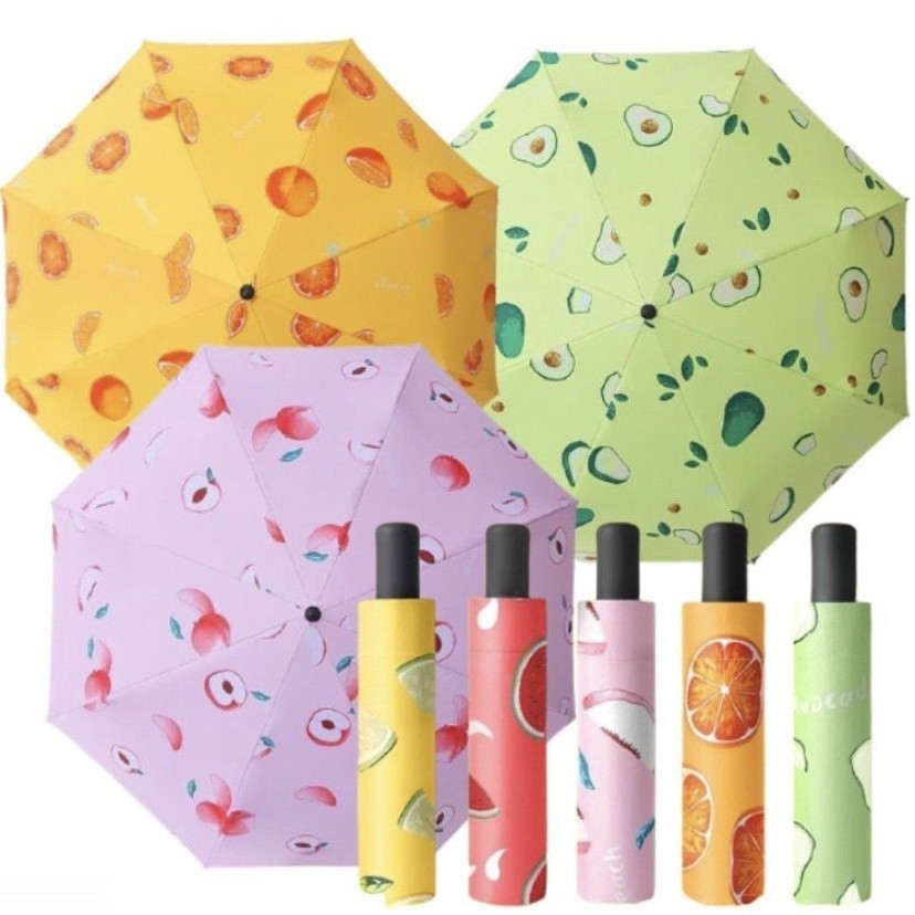 Payung Motif Buah / Payung Buah / Payung Aesthetic / Payung Lucu / Payung Murah