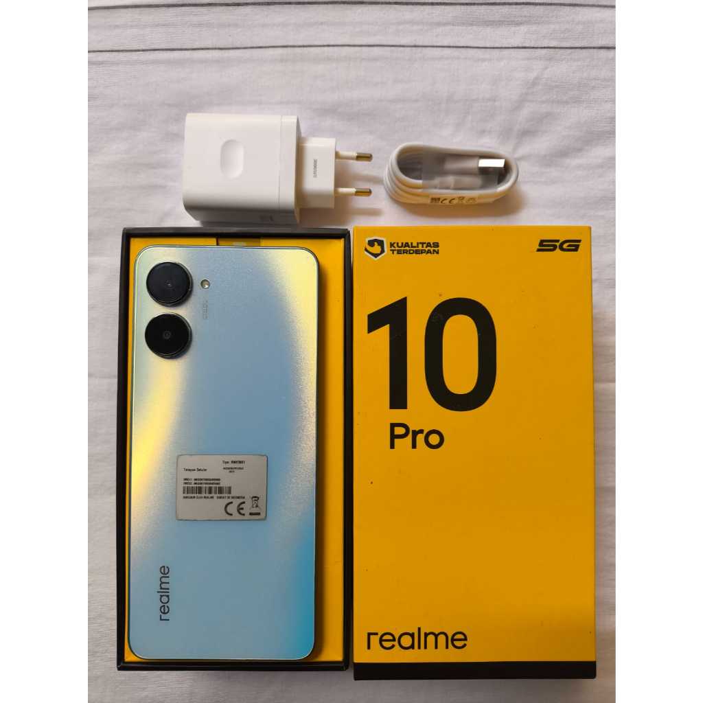 REALME 10 PRO 5G 8/256GB SECOND FULLSET
