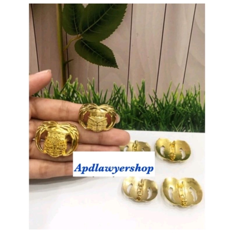 Pin KORPRI Peniti 3cm Bangkok Kuningan ASLI sepuh emas tebal 2mm ORIGINAL satuan