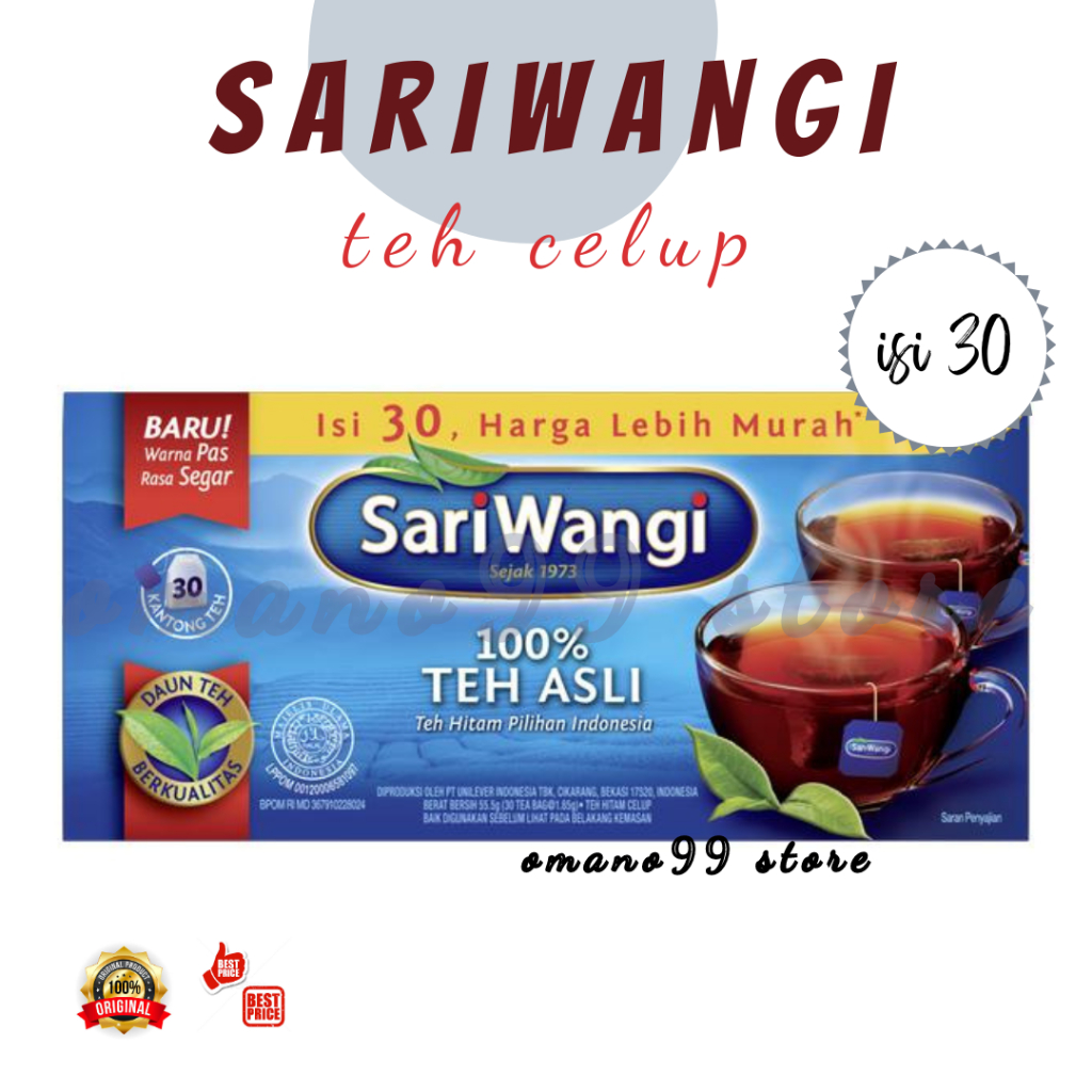 

Sariwangi Teh Asli Celup Isi 30
