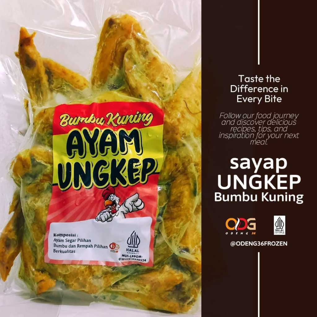 

Sayap Ayam Ungkep Bumbu Kuning 500g 10 potong Odeng 36