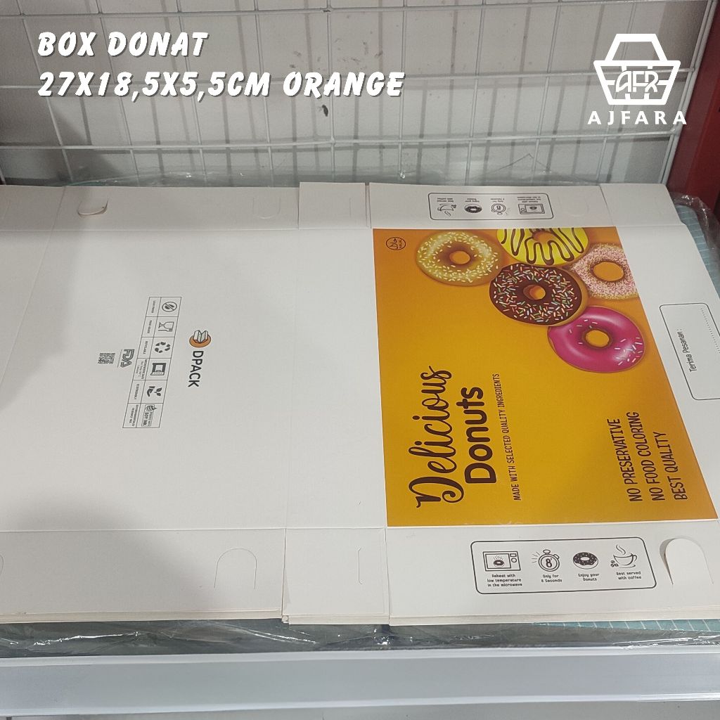 

Box Donat 27x18,5x5,5cm Orange, 27x18,5x5,5cm Pink, atau 27x18,5x5cm Biru