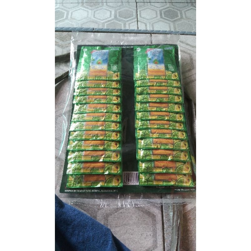 

10 saset(10 picis)adem sari sparkling lime 7gram 30.000