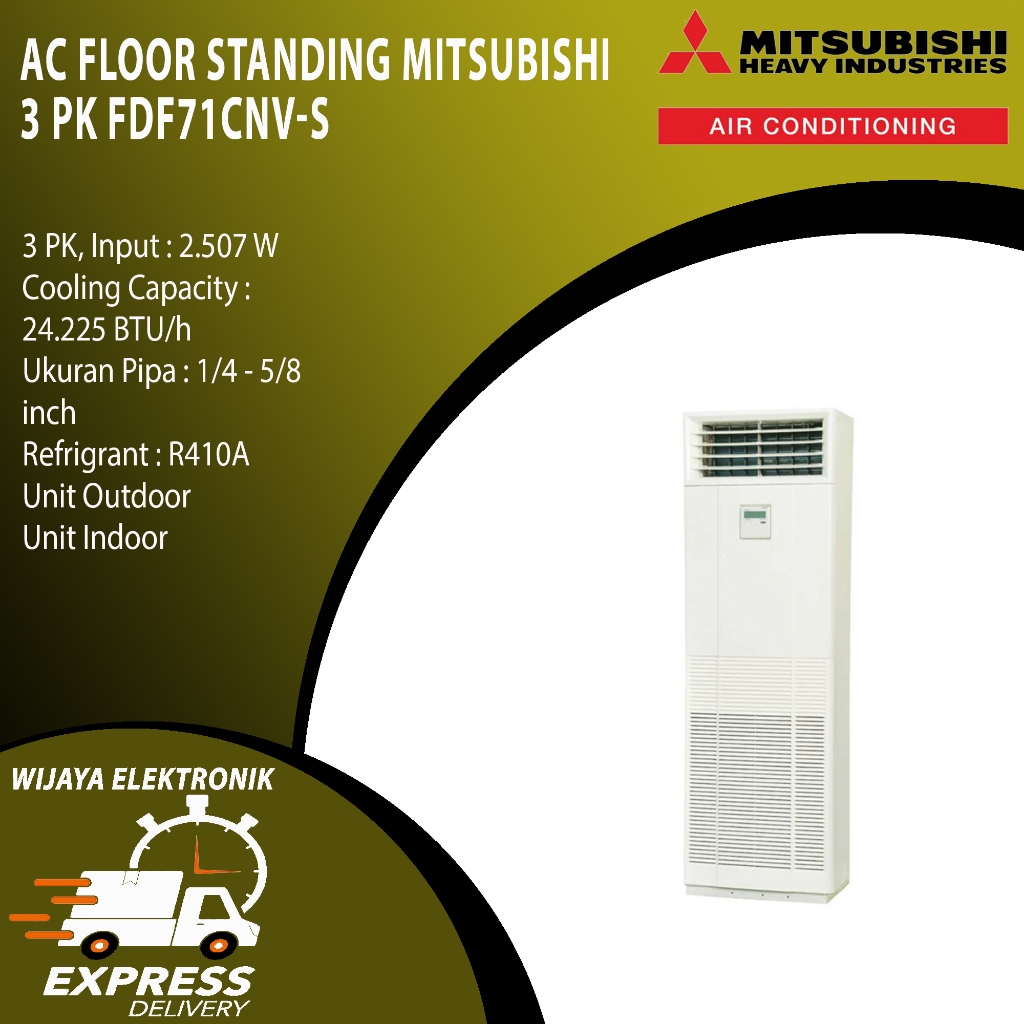 AC Floor Standing Mitsubishi 3PK - 10PK FDF Series