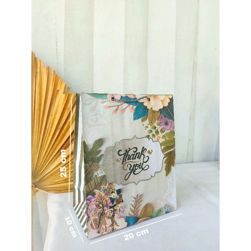 

Tas Paperbag motif / Paperbag flower/ Tas kertas