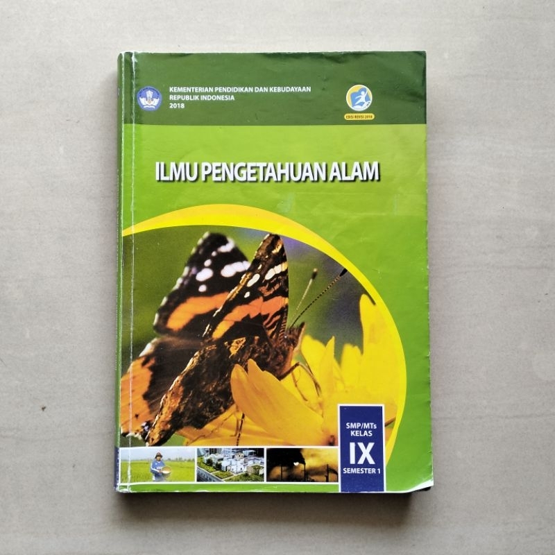 

Buku IPA Kelas IX Semester 1 Kurikulum 2013 (Edisi Revisi 2018) Kemendikbud