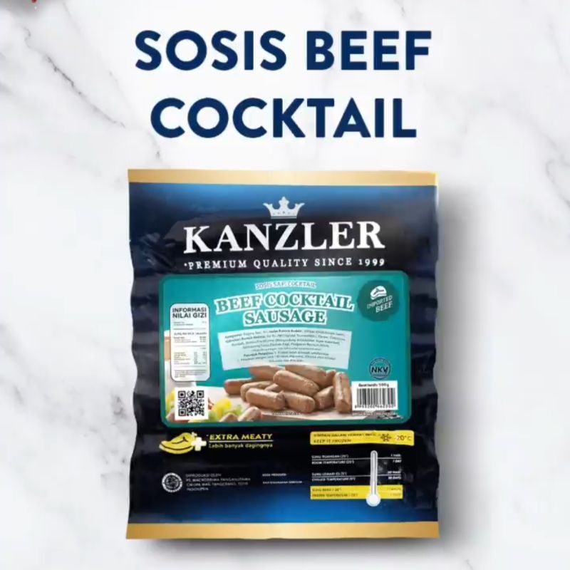 

KANZLER Sosis Beef Cocktail 450gr