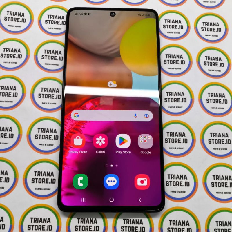 LCD fullset frame samsung A71 SM-A715F super amoled original cabutan