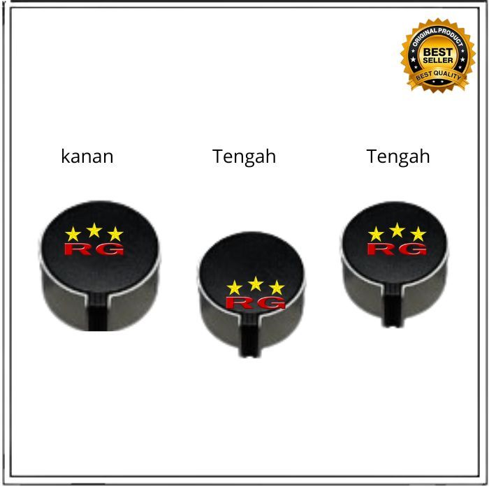 KNOP KOMPOR GAS KACA TEMPERED GLASS II KOMPOR TANAM KACA SUGGO