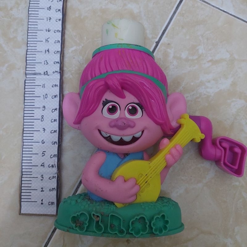 Jual Figure Mainan Trolls Poppy Playdoh Trolls Movie Hair Grow
