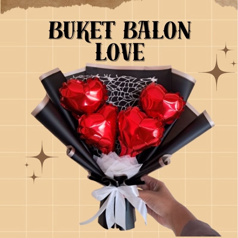 Buket balon anniversary wisuda ulang tahun