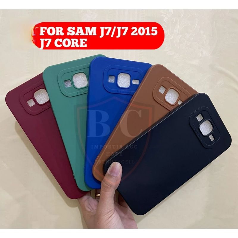 SOFTCASE SAMSUNG J7 / J7 2015/ J7 CORE/ J700 TPU CANDY CASE PRO PELINDUNG CAMERA