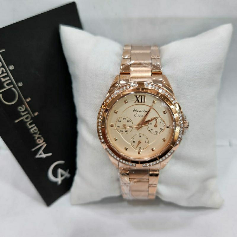 Jam tangan wanita Alexandre Christie AC 2644 AC2644 Original