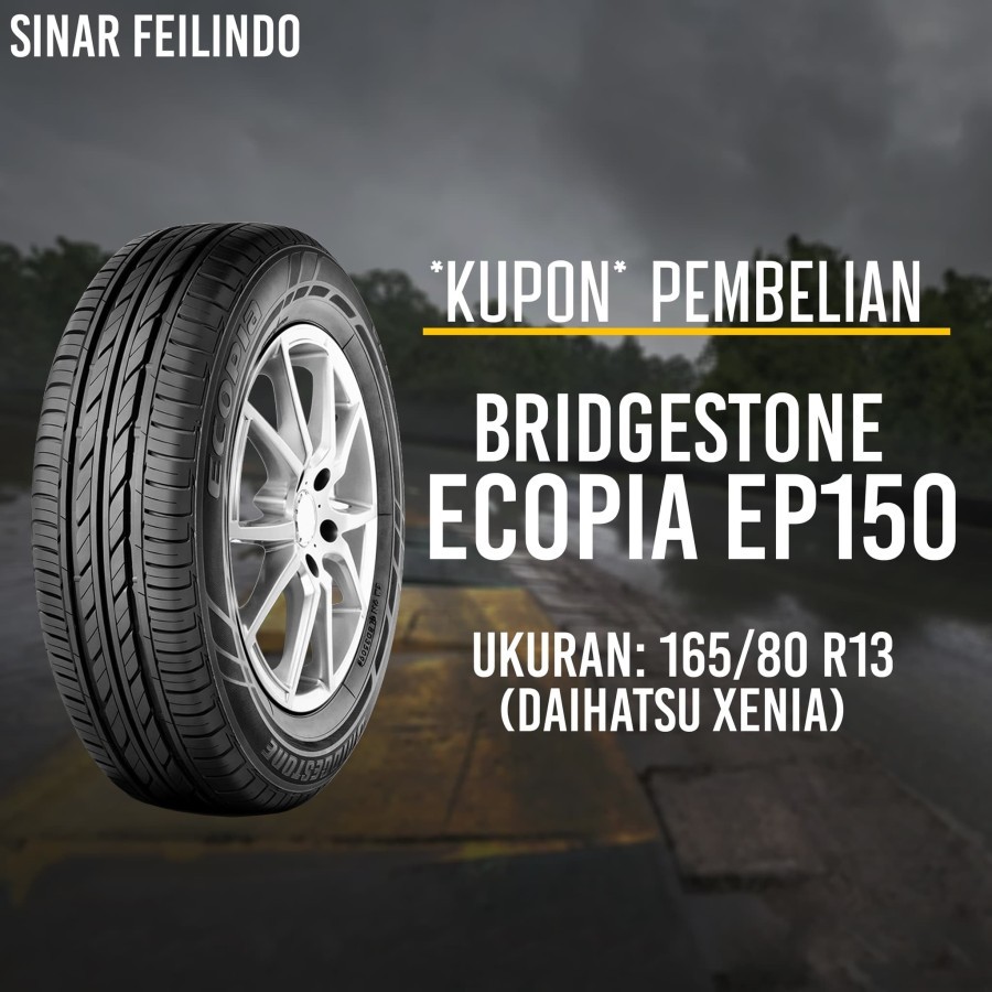 Ban Bridgestone Ecopia EP150 ukuran 165/80 R13