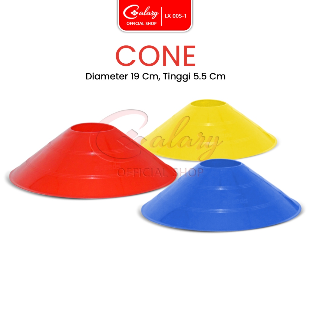 CALARY Cone Mangkok Bola Kaki Latihan Futsal Kun Marker 005-1
