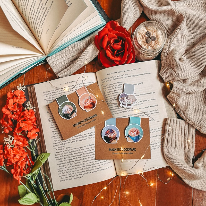 

Magnetic Bookmark Genshin Impact HSR Couple Alhaitham x Kaveh Ratio x Aventurine Ratiorine Haikaveh