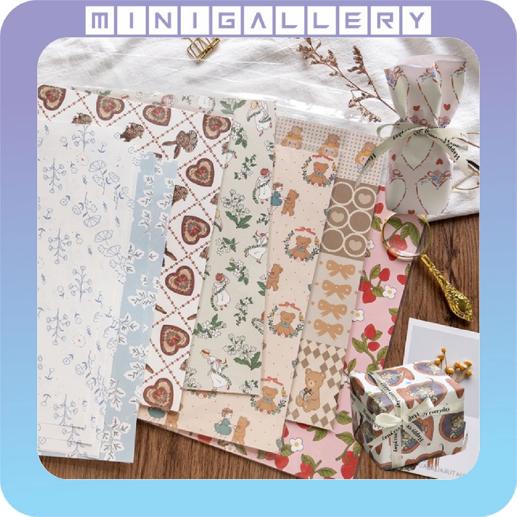 

Kertas Kado Bunga Flower Wrapping Kemasan Parcel Bungkus Kado KB6311