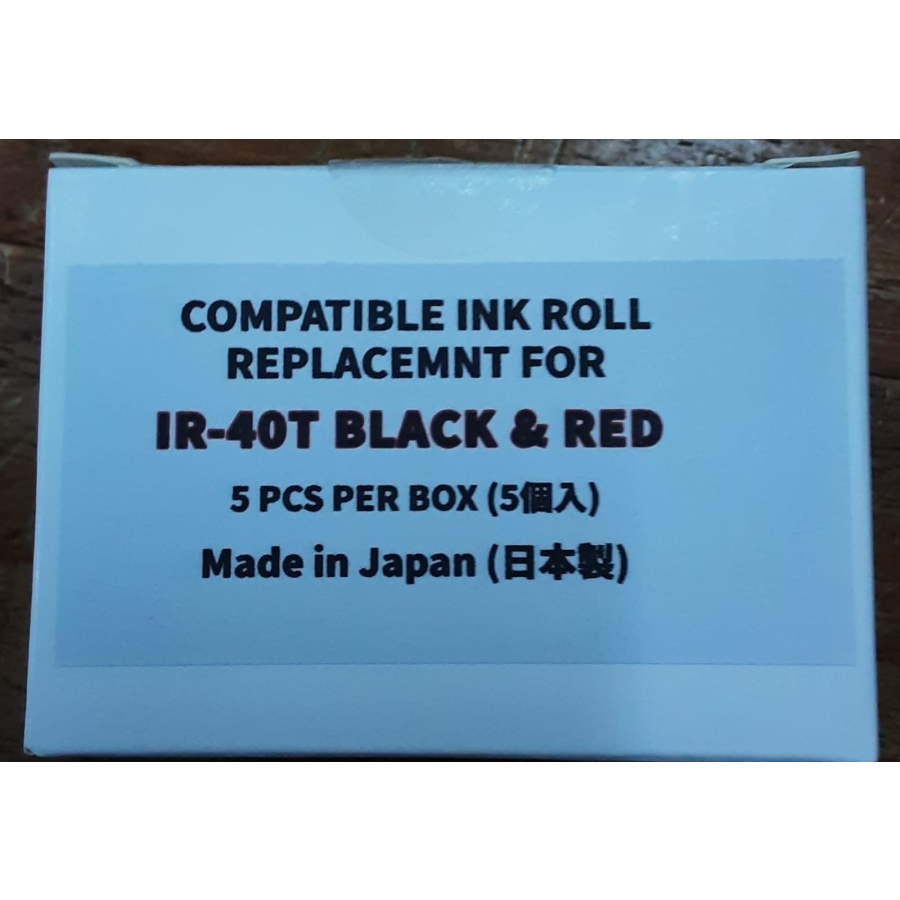 

ink roll rl 40t (black/red) tinta calculator