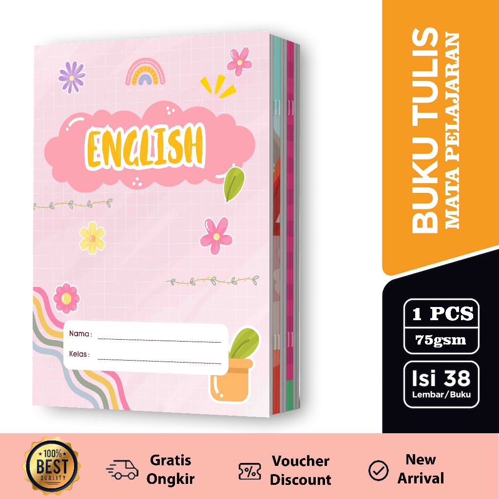 

(CSB2) Buku Tulis Sekolah 38 Lembar Bergaris 38 Lembar minim 2 buku/ Buku Tulis Anime/ Buku Aesthetic