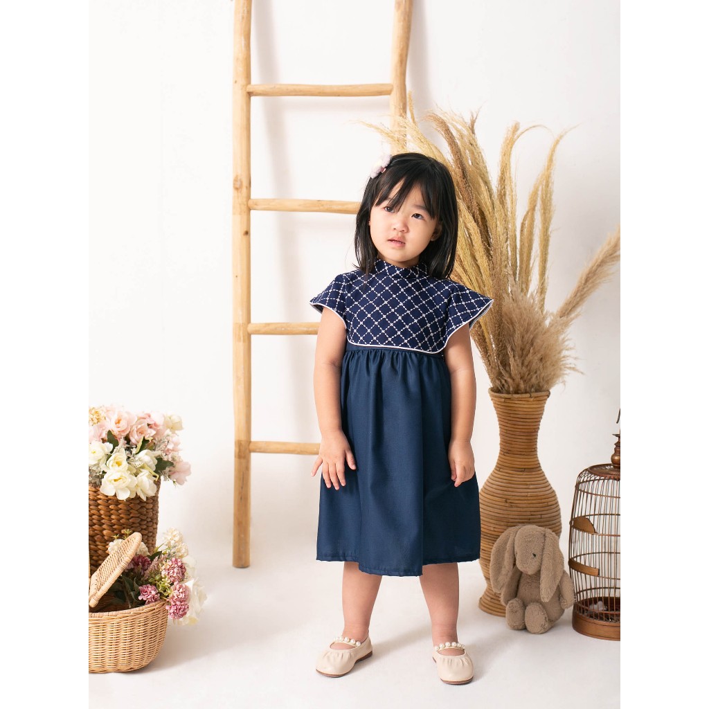 Setelan Batik Anak | Dress Batik Anak | Dress Anak Perempuan | Ayla dress batik anak pesta sekolah d