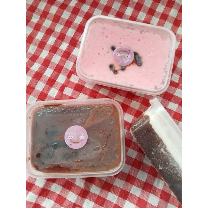 

Brownies es krim ice cream cake