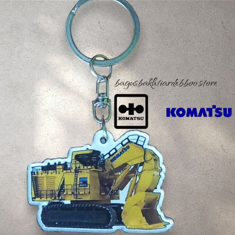 Gantungan Kunci KOMATSU Akrilik PC 8000 SHOVEL