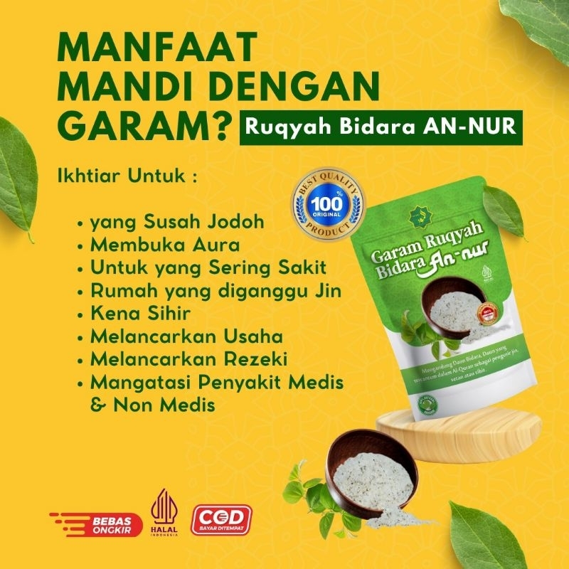 

1gr GARAM RUQYAH BIDARA AN-NUR PASANGAN KASAR JADI LEMBUT