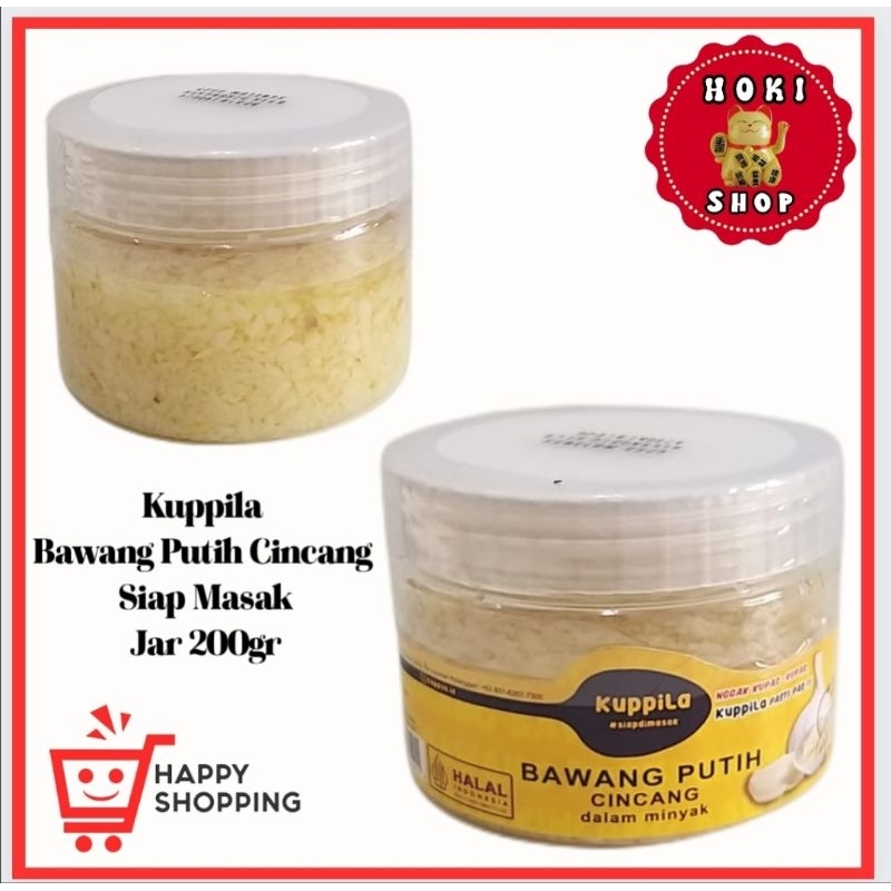 

Kuppila Bawang Putih Cincang Dalam Minyak 200gr / Kupila Bawang Putih