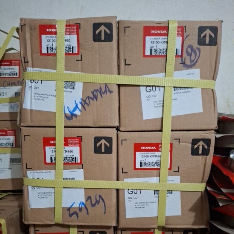 Cylinder Blok Seher Ori AHM Motor Honda Buring Blade Revo Absolute 12100-KWB-920