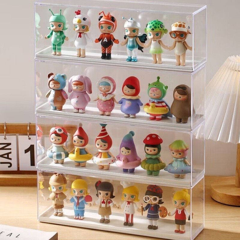 Rak Acrylic Box Organizer Storage Transparan Acrylic Box Kotak Pajangan Nendoroid
