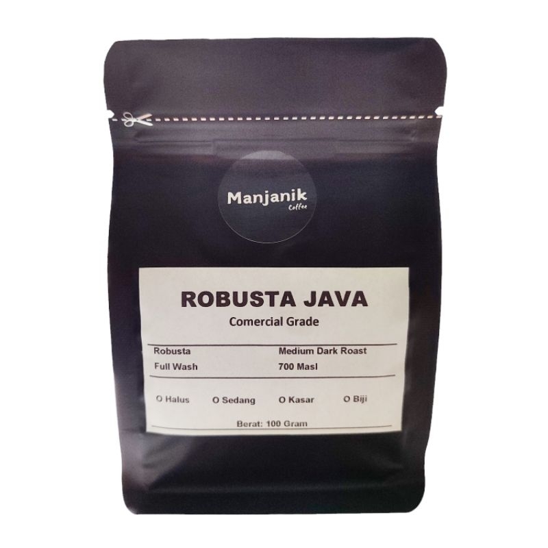 

KOPI ROBUSTA JAVA 100 GRAM