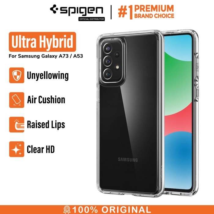 Ori Spigen Military Drop Anti Kuning SAMSUNG A73 A72 A53 A52 5G 4G A52s A33 A32 A23 A22 A13 A12 Hybr