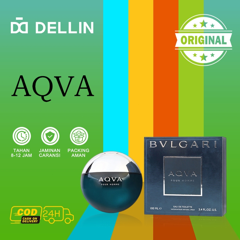 【100% Original】BVLGARI Aqva Marine Eau De Toilette Ocean Men‘s EDT - 100ML/Pour Homme Eau De Toilett