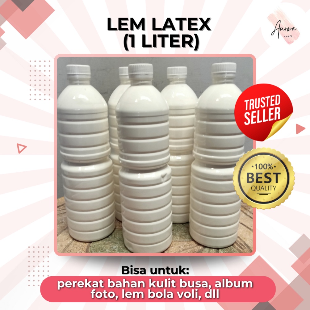 

KODE B9N6 1 Liter LEM LATEX 6 KEMASAN PER LITER