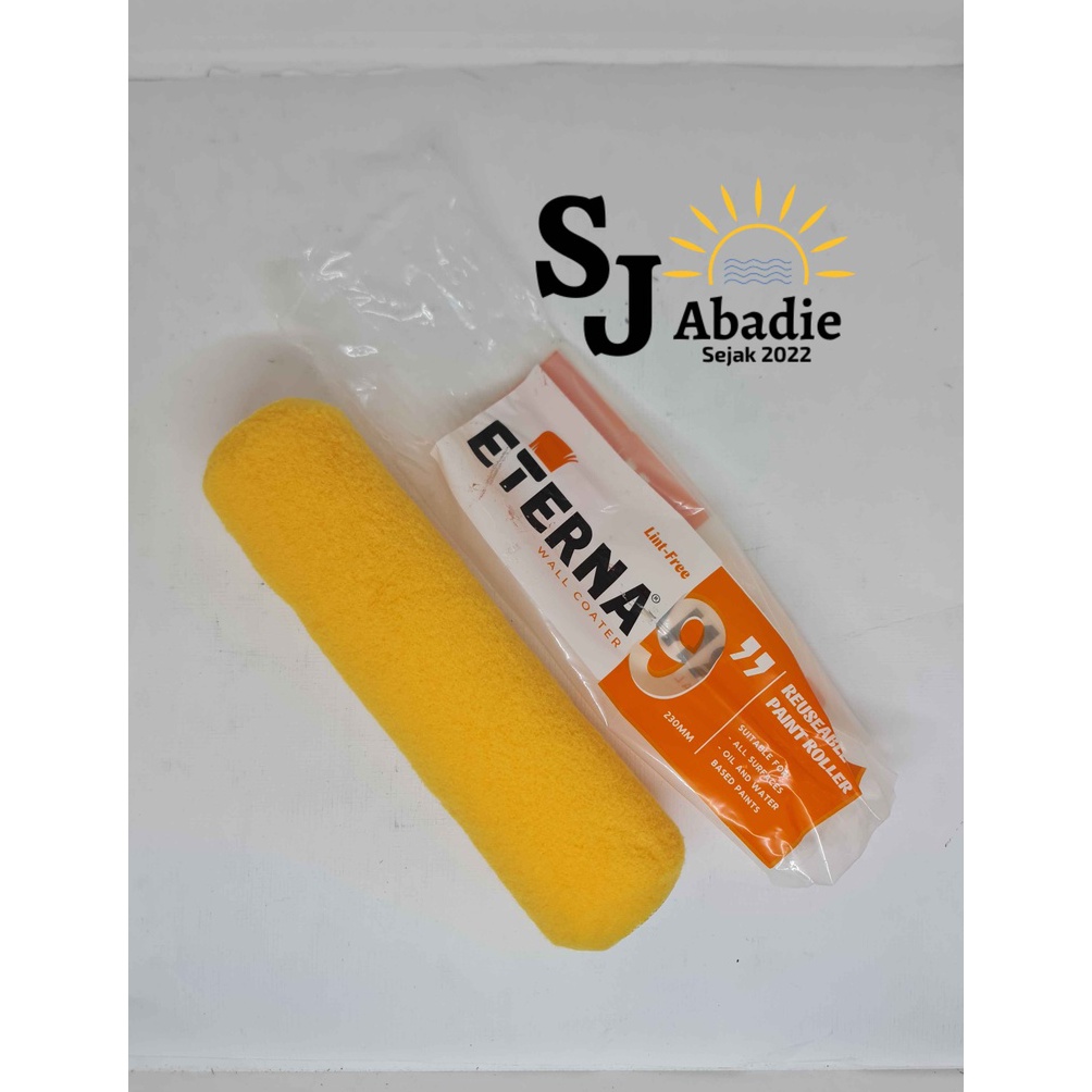 

KODE R6Z7 6 PCS Bulu Kuas Rol ETERNA 9 Inch Reusable Paint Roller 23 mm SJ ABADIE
