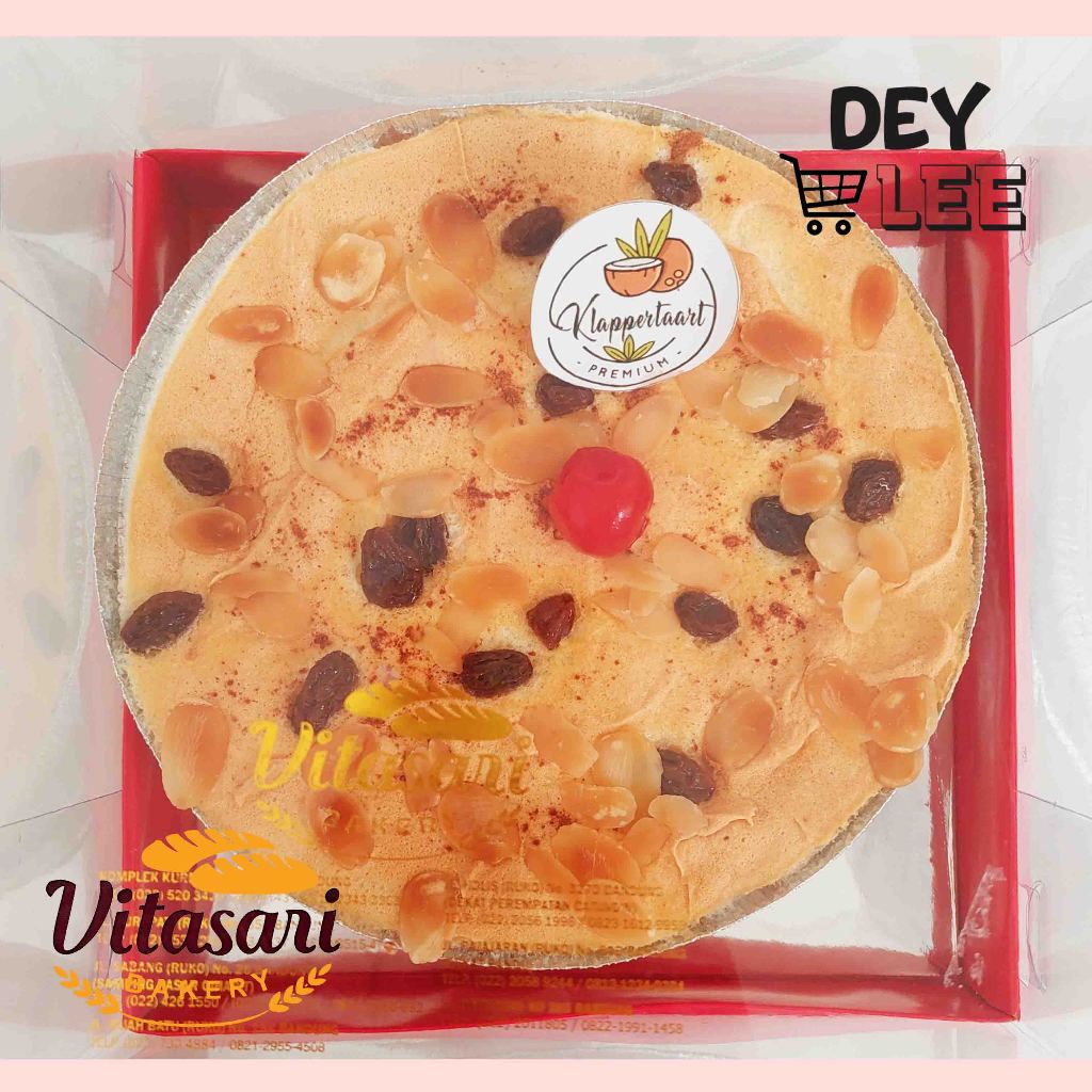 

VITASARI Klappertaart Premium Bulat Coconut Cake Bandung