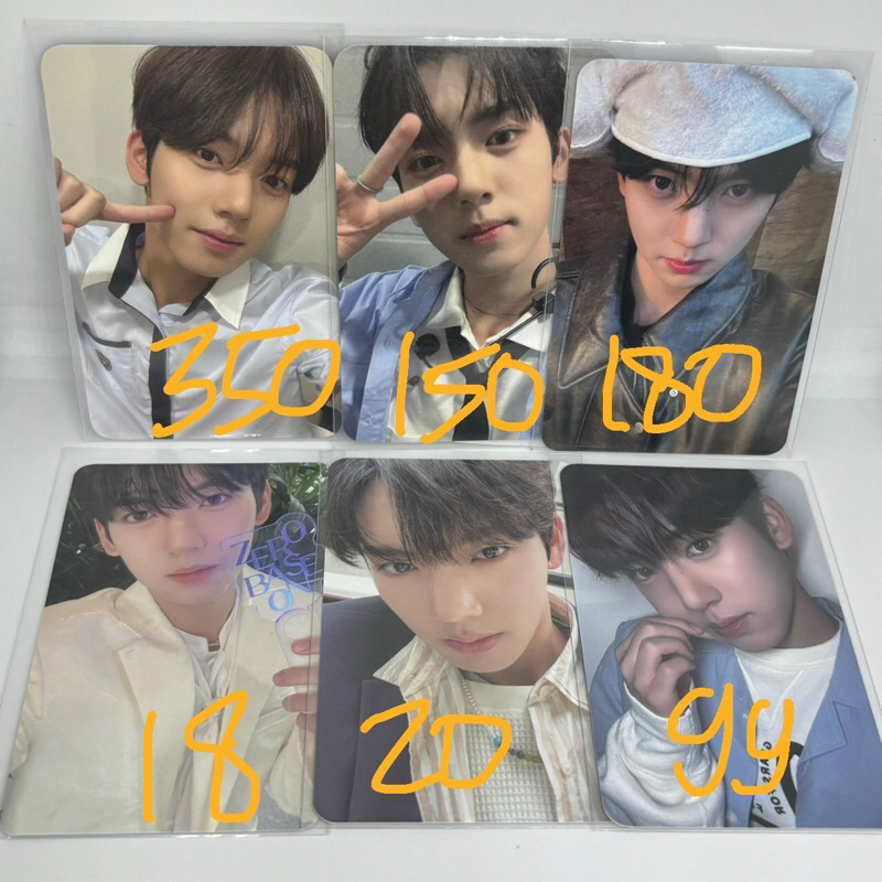 photocard yujin zb1 pc han yujinyits melpo ready stock/ ld zoom withmuu ribbon yits mwave r2 fancon 