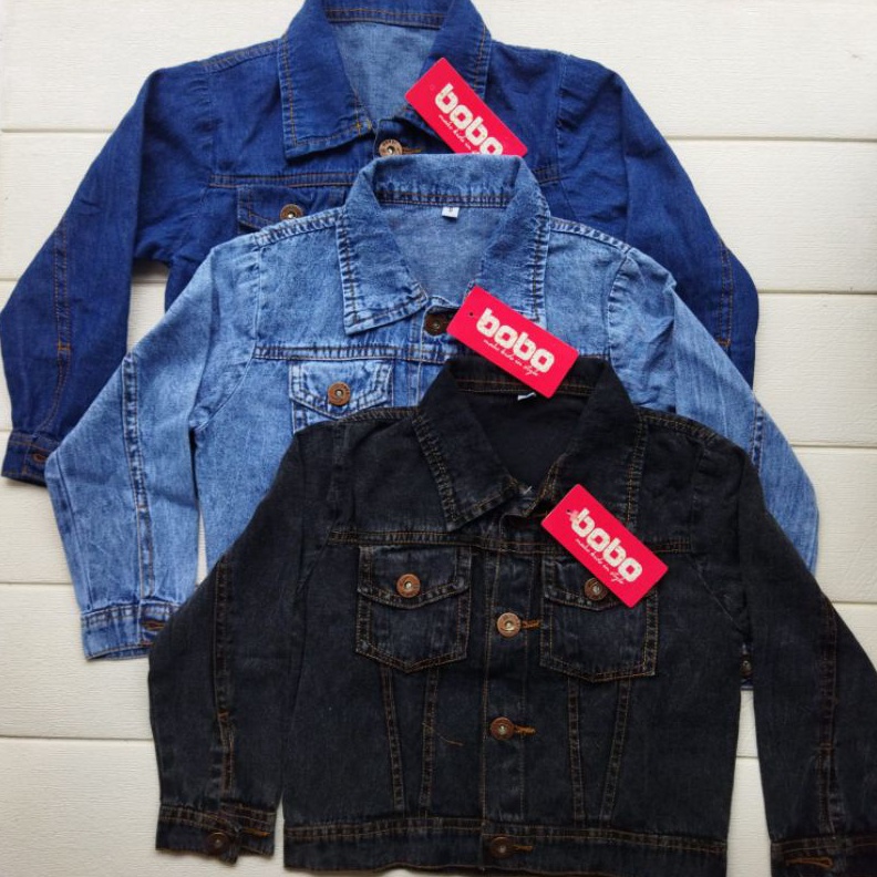 BOBO JAKET JEANS ANAK COWOK ATAU CEWEK 3  6 TAHUN c P2W6