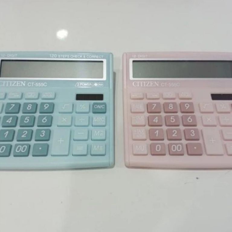 

KODE D8C5 kalkulator citizen ct555c555n12 digit2 power ct 555c