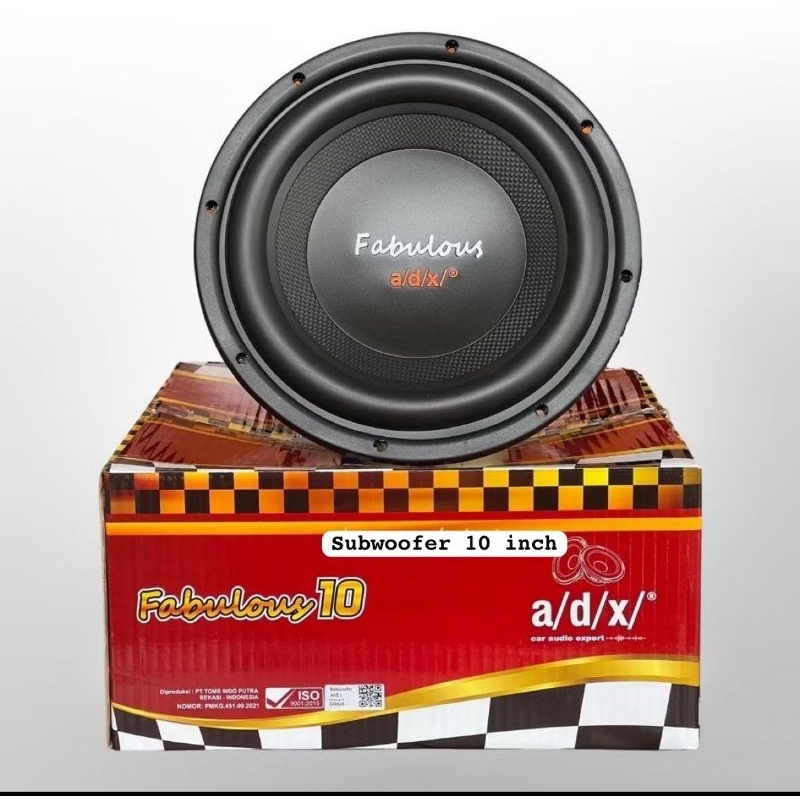 Subwoofer ADX FABULOUS 10 inch double coil