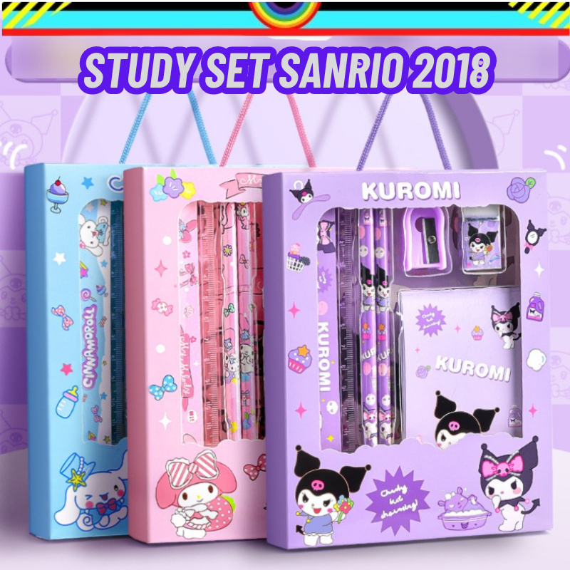 

STUDY SET SANRIO 2018 | SET ALAT TULIS | SET PENSIL PULPEN | KADO ANAK ULANG TAHUN | PERALATAN TULIS | PERLENGKAPAN MENULIS ANAK | ALAT TULIS SEKOLAH | ALAT TULIS KANTOR | KUROMI | MELODY | CINAMORROL | GD