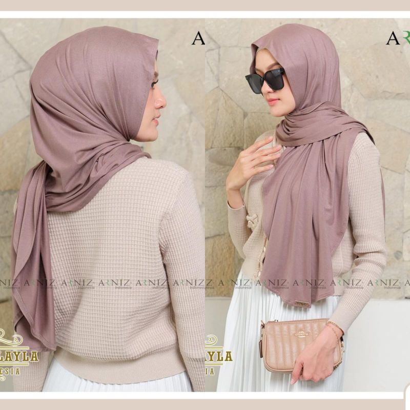 Layla Pasmina Premium By Arniz Collection Terbaru