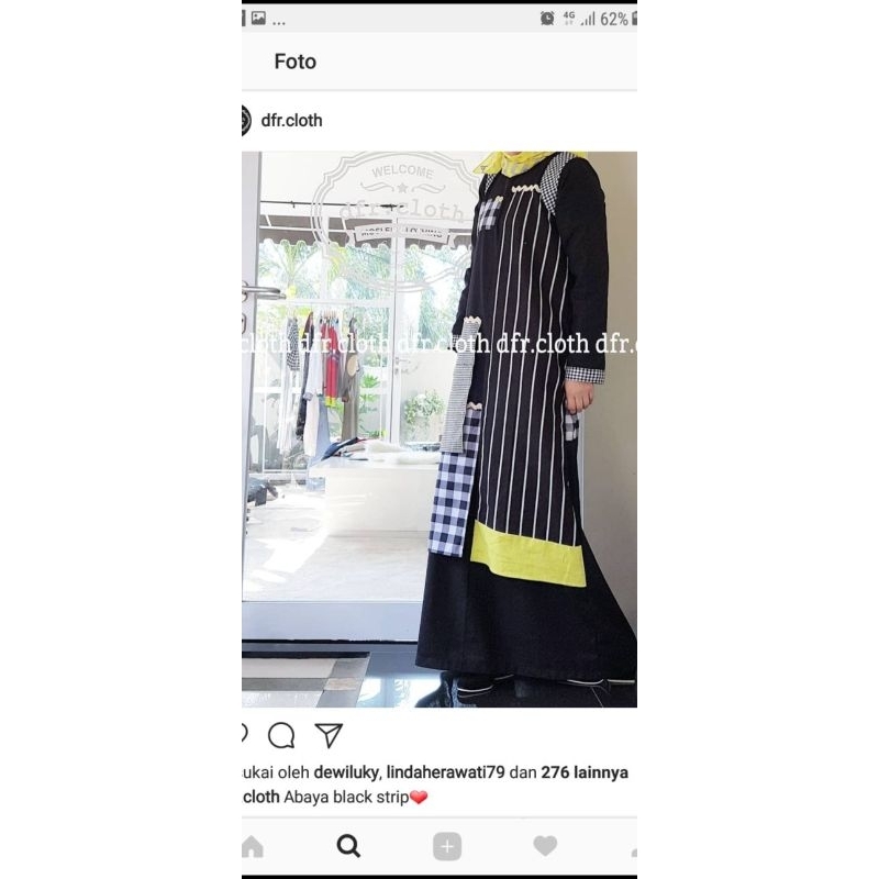 preloved Dfr dress abaya
